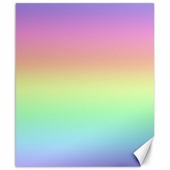 Pastel Rainbow Ombre Canvas 20  X 24 