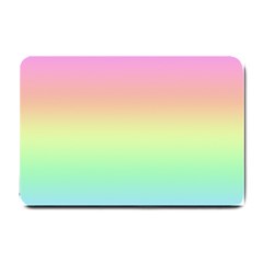 Pastel Rainbow Ombre Small Doormat  by SpinnyChairDesigns