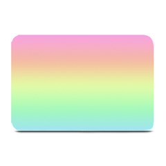 Pastel Rainbow Ombre Plate Mats by SpinnyChairDesigns