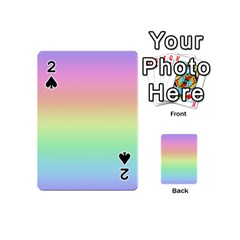 Pastel Rainbow Ombre Playing Cards 54 Designs (mini)