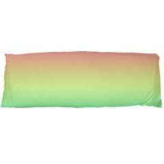 Pastel Rainbow Ombre Body Pillow Case Dakimakura (two Sides) by SpinnyChairDesigns