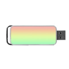 Pastel Rainbow Ombre Portable Usb Flash (two Sides) by SpinnyChairDesigns