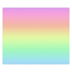 Pastel Rainbow Ombre Double Sided Flano Blanket (small)  by SpinnyChairDesigns