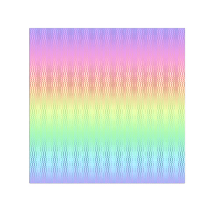 Pastel Rainbow Ombre Small Satin Scarf (Square)