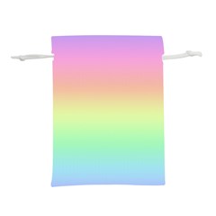 Pastel Rainbow Ombre Lightweight Drawstring Pouch (s) by SpinnyChairDesigns