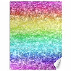 Rainbow Ombre Texture Canvas 36  X 48  by SpinnyChairDesigns