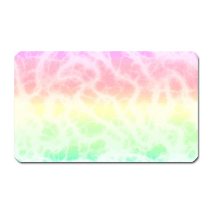 Pastel Rainbow Tie Dye Magnet (Rectangular)