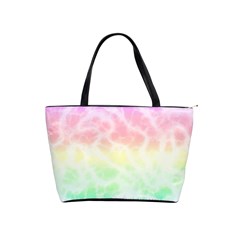 Pastel Rainbow Tie Dye Classic Shoulder Handbag by SpinnyChairDesigns