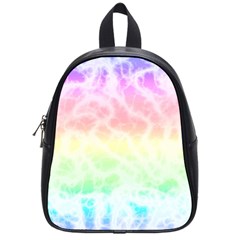 Pastel Rainbow Tie Dye School Bag (small) by SpinnyChairDesigns