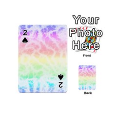 Pastel Rainbow Tie Dye Playing Cards 54 Designs (mini)