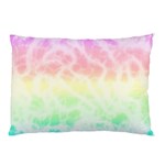 Pastel Rainbow Tie Dye Pillow Case (Two Sides) Front