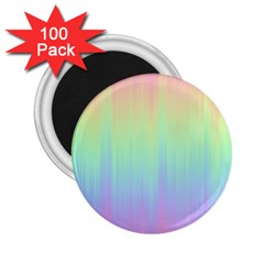 Pastel Rainbow Gradient 2 25  Magnets (100 Pack)  by SpinnyChairDesigns