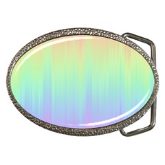 Pastel Rainbow Gradient Belt Buckles