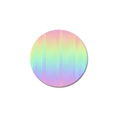 Pastel Rainbow Gradient Golf Ball Marker by SpinnyChairDesigns