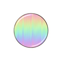 Pastel Rainbow Gradient Hat Clip Ball Marker by SpinnyChairDesigns