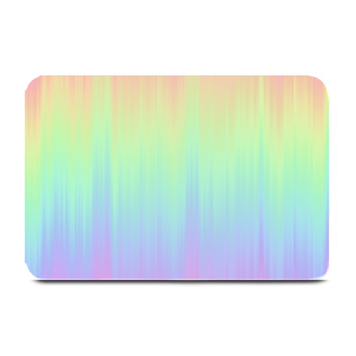 Pastel Rainbow Gradient Plate Mats