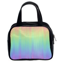 Pastel Rainbow Gradient Classic Handbag (two Sides) by SpinnyChairDesigns