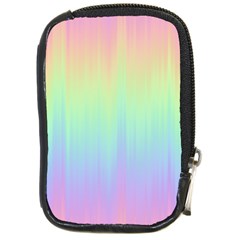 Pastel Rainbow Gradient Compact Camera Leather Case by SpinnyChairDesigns