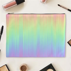 Pastel Rainbow Gradient Cosmetic Bag (xl) by SpinnyChairDesigns