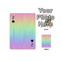 Pastel Rainbow Gradient Playing Cards 54 Designs (mini)