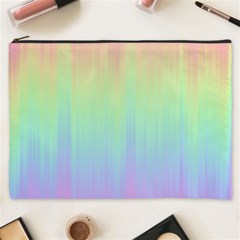 Pastel Rainbow Gradient Cosmetic Bag (xxxl) by SpinnyChairDesigns