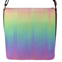 Pastel Rainbow Gradient Flap Closure Messenger Bag (s) by SpinnyChairDesigns