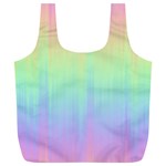 Pastel Rainbow Gradient Full Print Recycle Bag (XL) Back