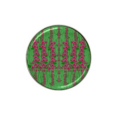 Lianas Of Sakura Branches In Contemplative Freedom Hat Clip Ball Marker (4 Pack) by pepitasart