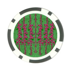 Lianas Of Sakura Branches In Contemplative Freedom Poker Chip Card Guard (10 Pack) by pepitasart