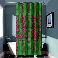 Lianas Of Sakura Branches In Contemplative Freedom Shower Curtain 36  X 72  (stall)  by pepitasart