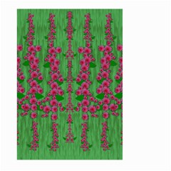 Lianas Of Sakura Branches In Contemplative Freedom Large Garden Flag (two Sides) by pepitasart