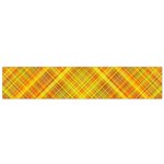 Orange Madras Plaid Small Flano Scarf Front