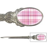 Pink Madras Plaid Letter Opener Front