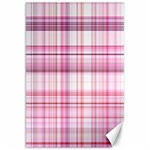 Pink Madras Plaid Canvas 20  x 30  19.62 x28.9  Canvas - 1