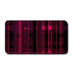 Pink Black Punk Plaid Medium Bar Mats by SpinnyChairDesigns