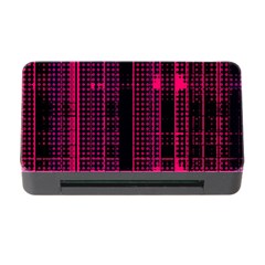 Pink Black Punk Plaid Memory Card Reader With Cf by SpinnyChairDesigns