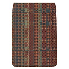 Rust Brown Grunge Plaid Removable Flap Cover (s) by SpinnyChairDesigns