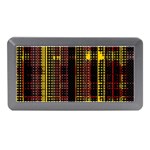 Red Yellow Black Punk Plaid Memory Card Reader (Mini) Front