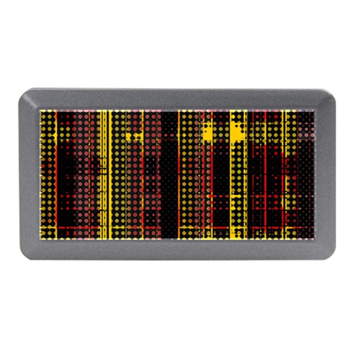 Red Yellow Black Punk Plaid Memory Card Reader (Mini)