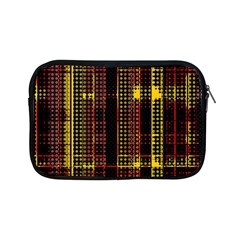 Red Yellow Black Punk Plaid Apple Ipad Mini Zipper Cases by SpinnyChairDesigns