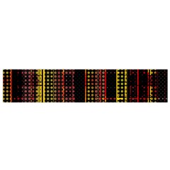 Red Yellow Black Punk Plaid Small Flano Scarf