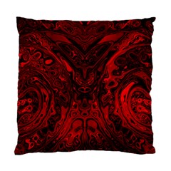 Black Magic Gothic Swirl Standard Cushion Case (two Sides) by SpinnyChairDesigns