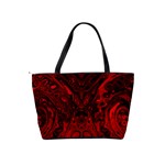 Black Magic Gothic Swirl Classic Shoulder Handbag Back