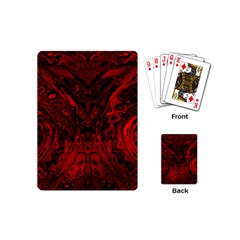 Black Magic Gothic Swirl Playing Cards Single Design (mini)