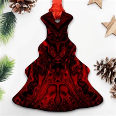 Black Magic Gothic Swirl Ornament (christmas Tree) 