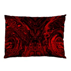 Black Magic Gothic Swirl Pillow Case (two Sides) by SpinnyChairDesigns