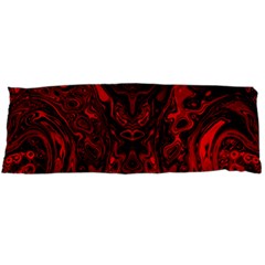 Black Magic Gothic Swirl Body Pillow Case (dakimakura) by SpinnyChairDesigns