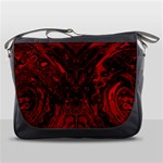 Black Magic Gothic Swirl Messenger Bag Front