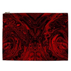 Black Magic Gothic Swirl Cosmetic Bag (xxl) by SpinnyChairDesigns