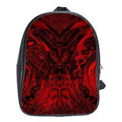 Black Magic Gothic Swirl School Bag (xl) by SpinnyChairDesigns